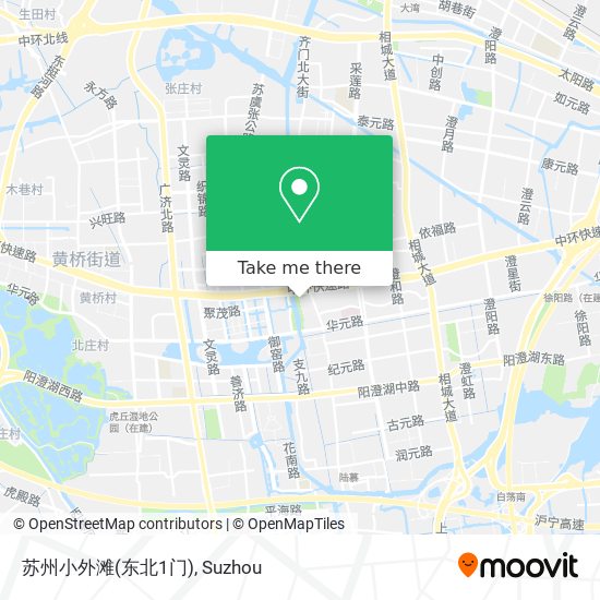 苏州小外滩(东北1门) map