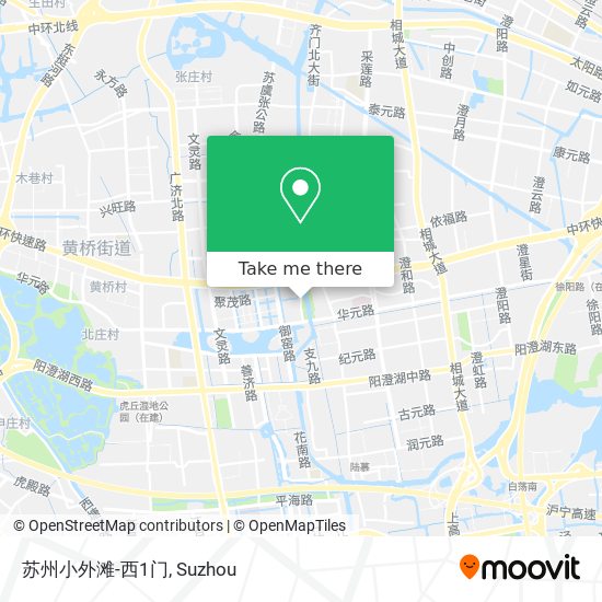 苏州小外滩-西1门 map