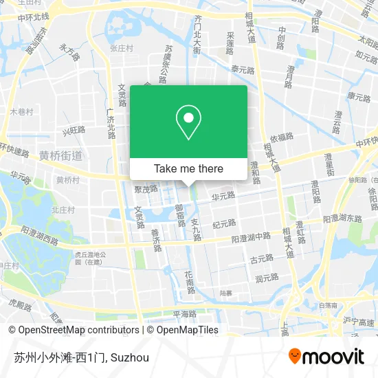苏州小外滩-西1门 map