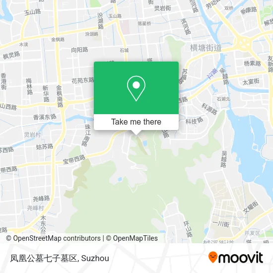凤凰公墓七子墓区 map