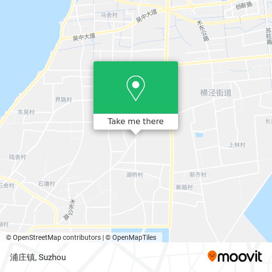 浦庄镇 map