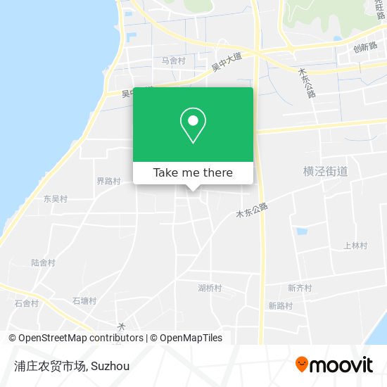 浦庄农贸市场 map