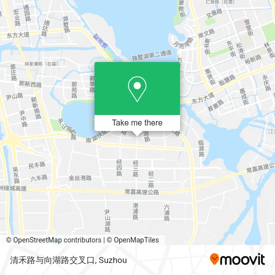 清禾路与向湖路交叉口 map