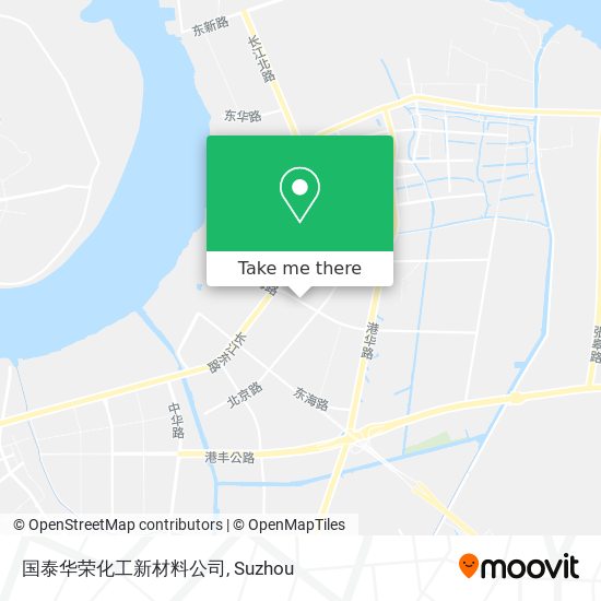 国泰华荣化工新材料公司 map