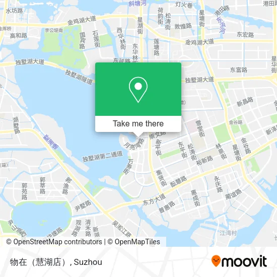 物在（慧湖店） map