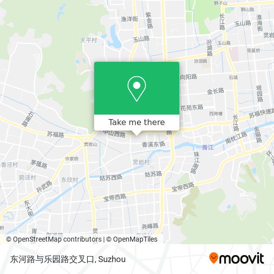 东河路与乐园路交叉口 map