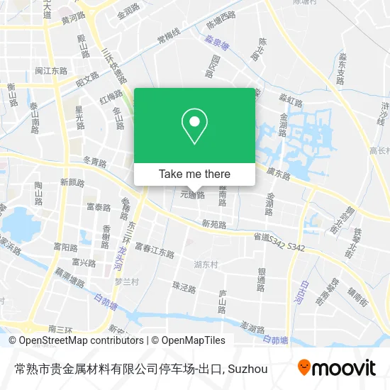 常熟市贵金属材料有限公司停车场-出口 map