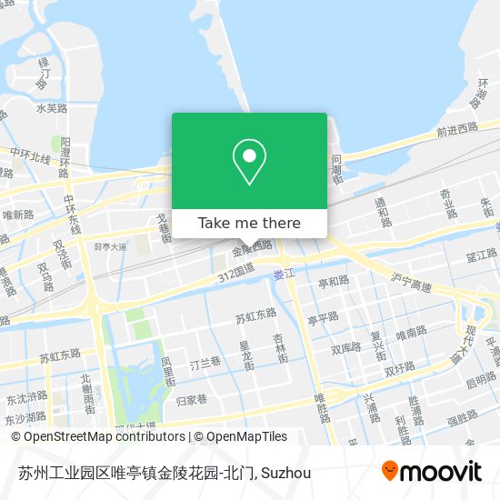 苏州工业园区唯亭镇金陵花园-北门 map