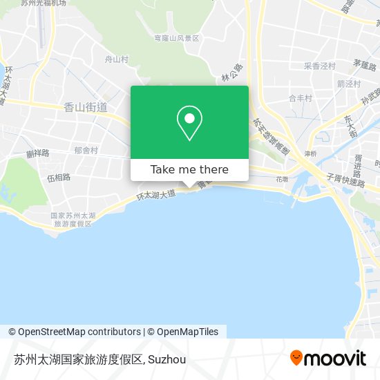 苏州太湖国家旅游度假区 map