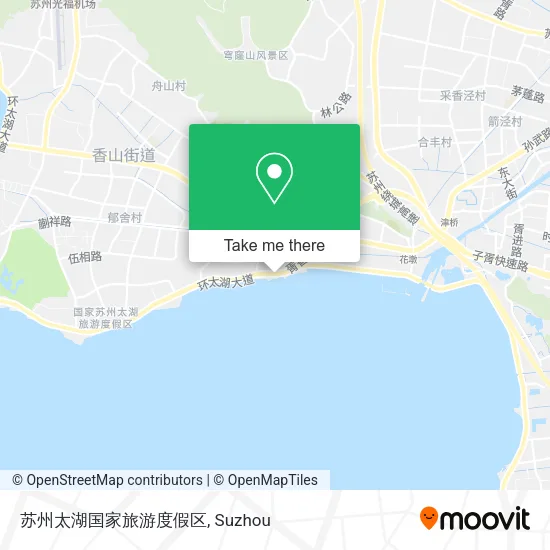 苏州太湖国家旅游度假区 map