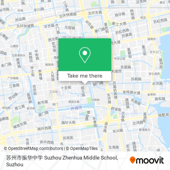 苏州市振华中学 Suzhou Zhenhua Middle School map