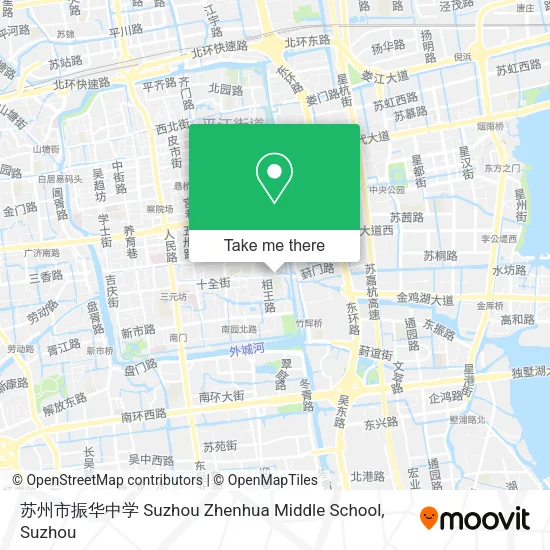 苏州市振华中学 Suzhou Zhenhua Middle School map