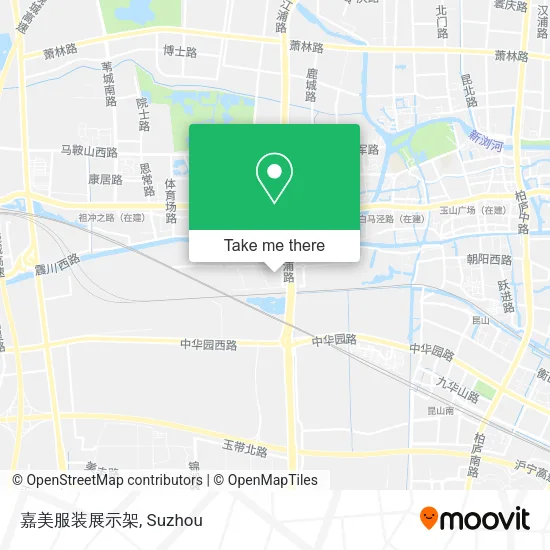 嘉美服装展示架 map