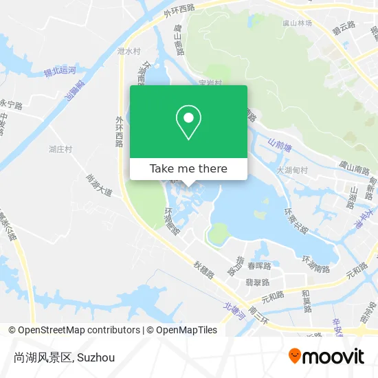 尚湖风景区 map