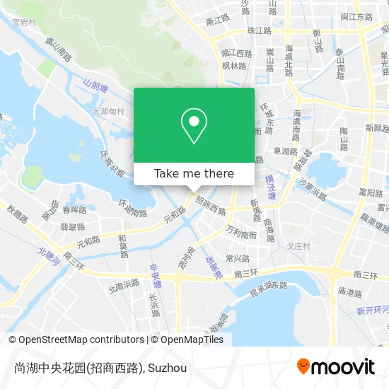 尚湖中央花园(招商西路) map