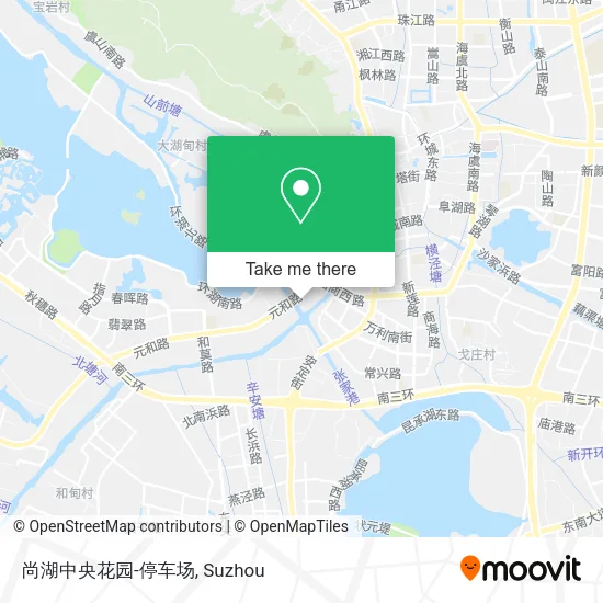 尚湖中央花园-停车场 map