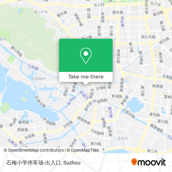 石梅小学停车场-出入口 map