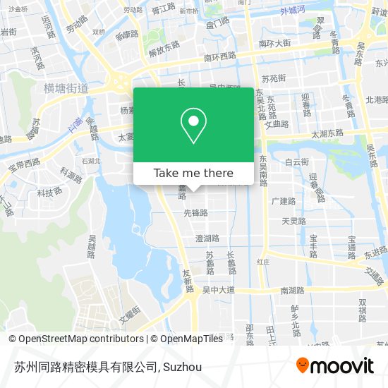 苏州同路精密模具有限公司 map