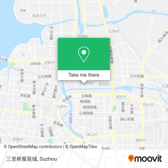 三里桥服装城 map