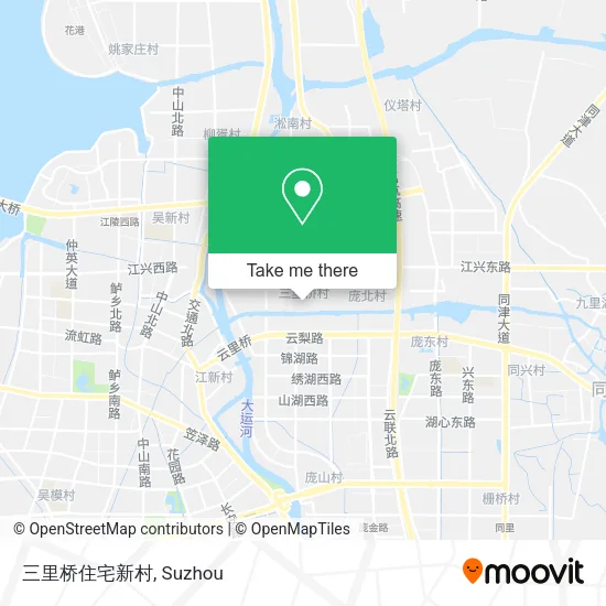 三里桥住宅新村 map