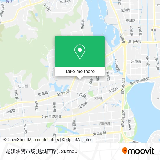 越溪农贸市场(越城西路) map