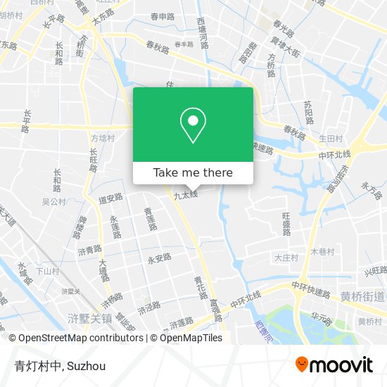 青灯村中 map