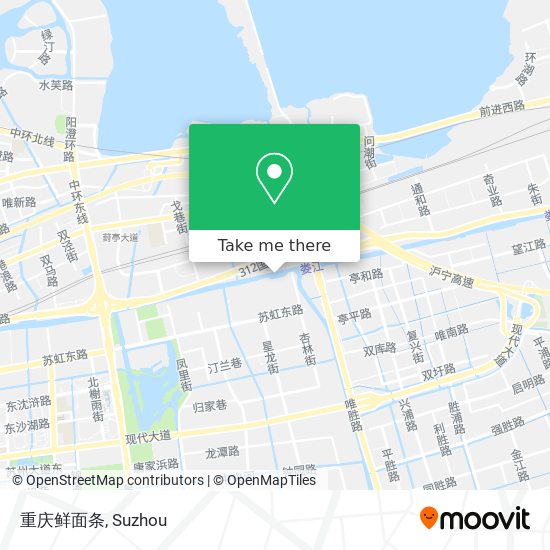 重庆鲜面条 map