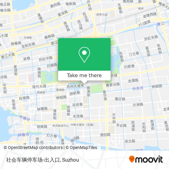 社会车辆停车场-出入口 map