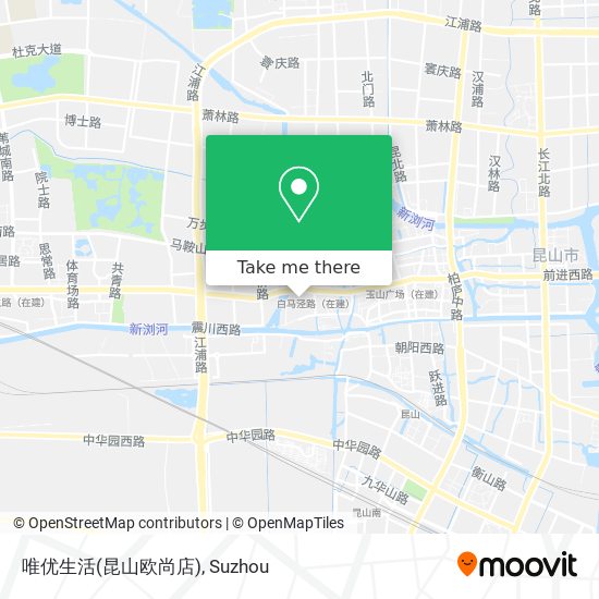 唯优生活(昆山欧尚店) map