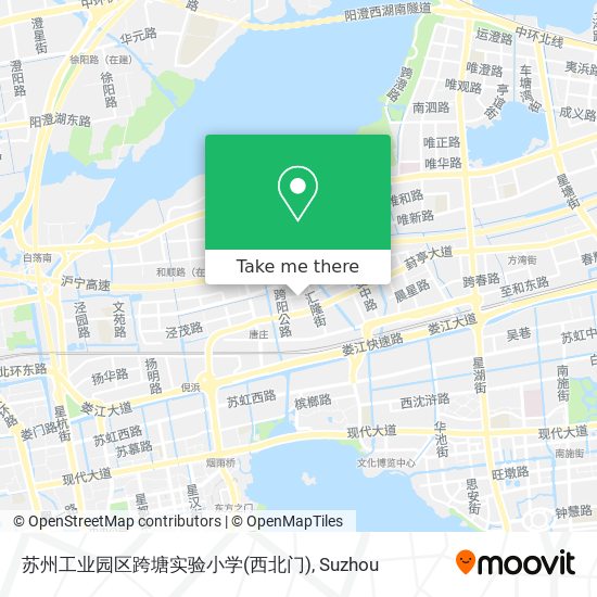 苏州工业园区跨塘实验小学(西北门) map