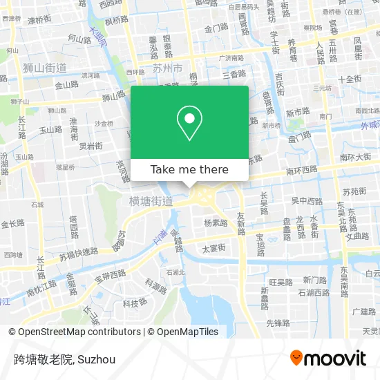 跨塘敬老院 map