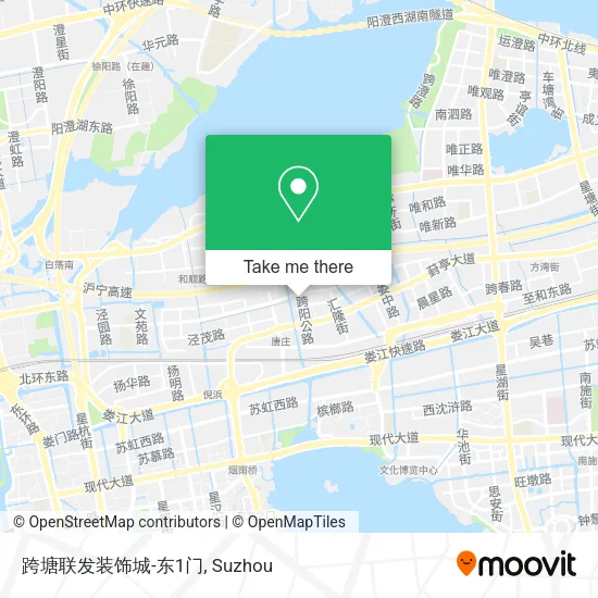 跨塘联发装饰城-东1门 map