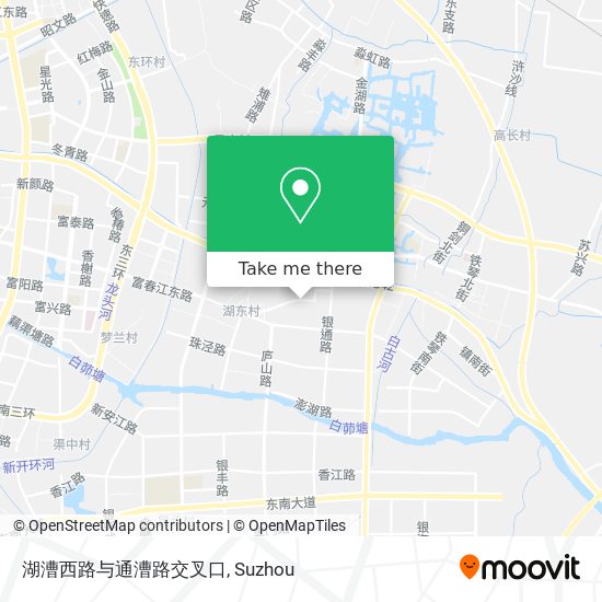 湖漕西路与通漕路交叉口 map