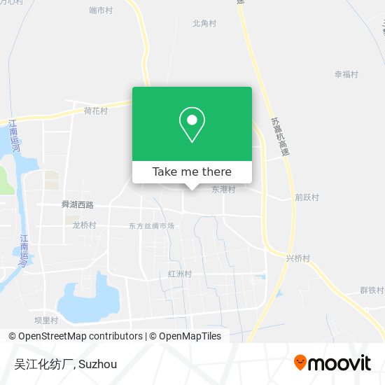 吴江化纺厂 map