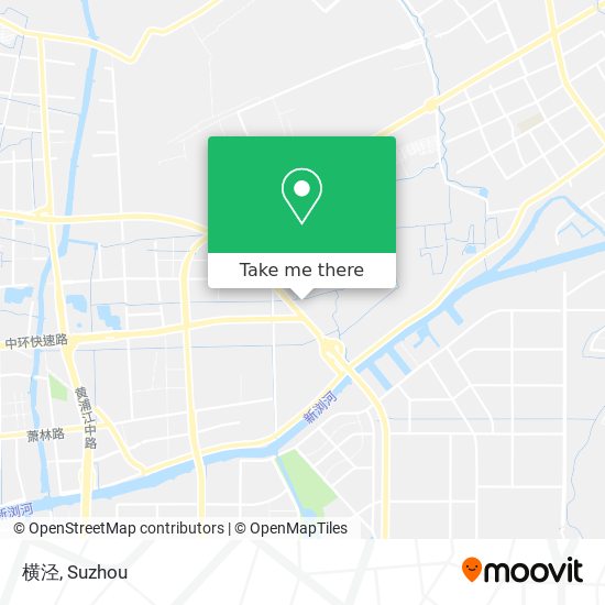 横泾 map