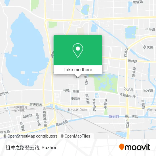 祖冲之路登云路 map