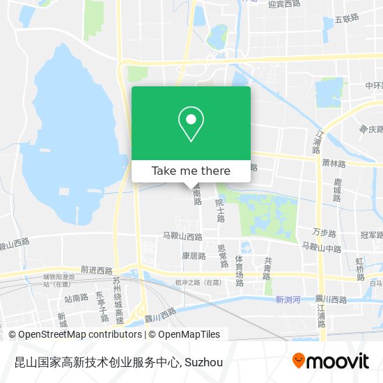 昆山国家高新技术创业服务中心 map