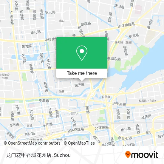 龙门花甲香城花园店 map