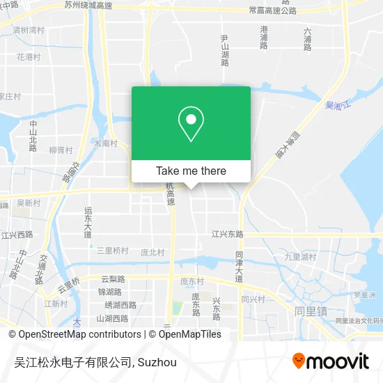 吴江松永电子有限公司 map