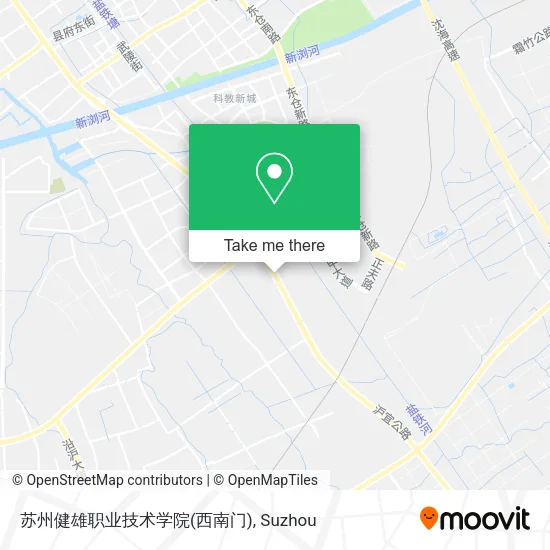 苏州健雄职业技术学院(西南门) map