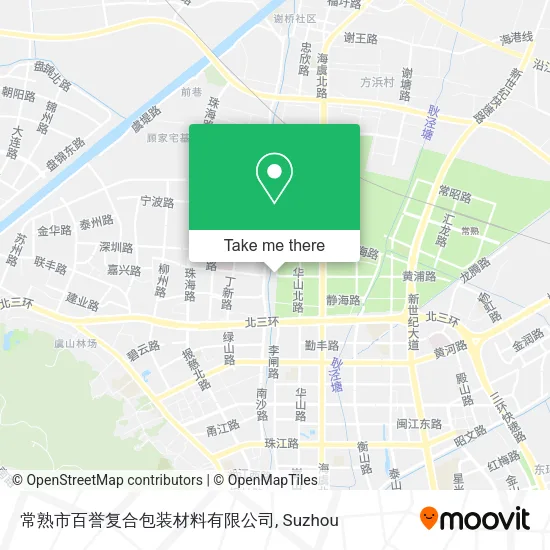 常熟市百誉复合包装材料有限公司 map