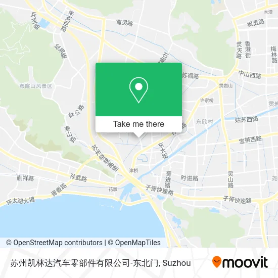 苏州凯林达汽车零部件有限公司-东北门 map