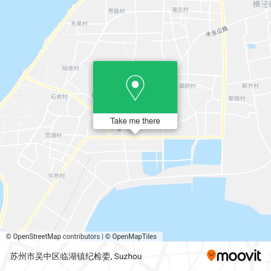 苏州市吴中区临湖镇纪检委 map