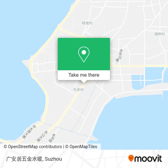 广安居五金水暖 map