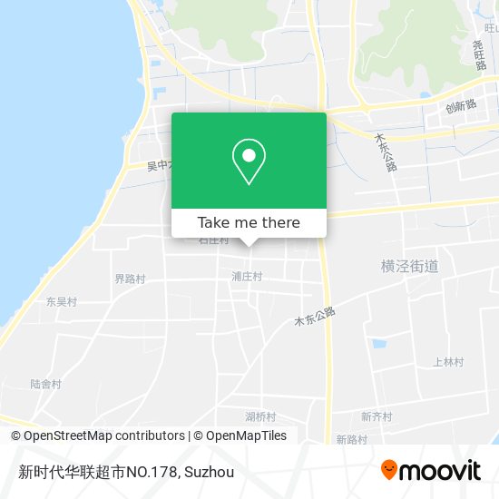 新时代华联超市NO.178 map