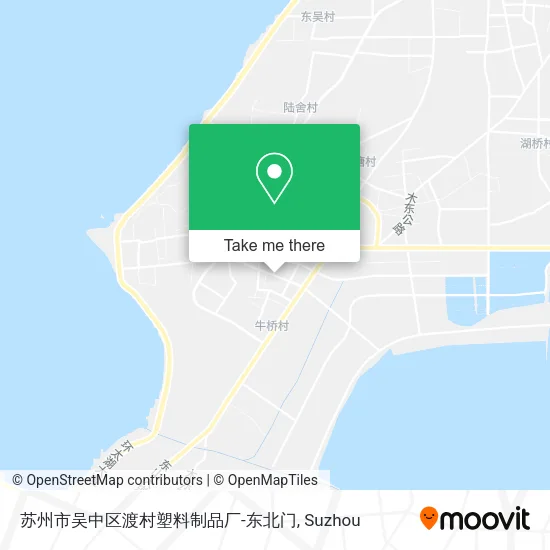 苏州市吴中区渡村塑料制品厂-东北门 map