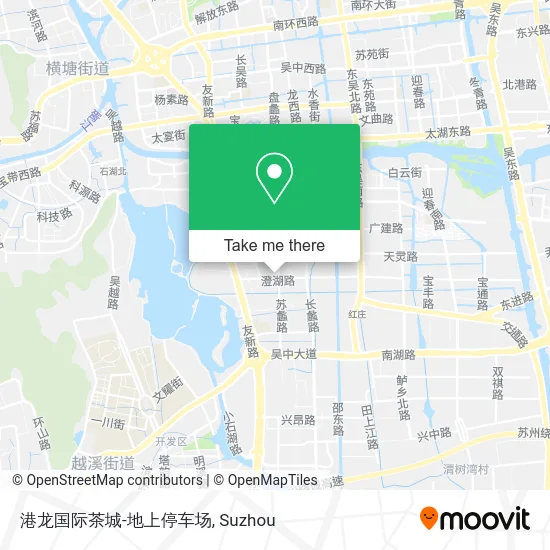 港龙国际茶城-地上停车场 map