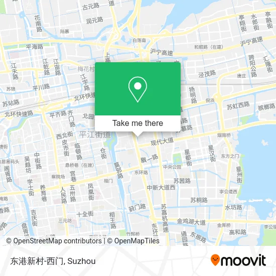 东港新村-西门 map