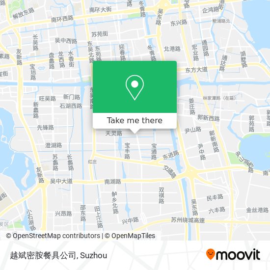 越斌密胺餐具公司 map