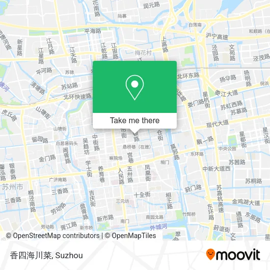 香四海川菜 map